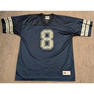 Vintage Logo Athletic Dallas Cowboys Troy Aikman #8 Jersey Made in USA Men's XL